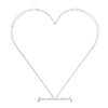 Heart Shape Metal Arch Frame Arrangement Wedding Background Flower Balloon Stand