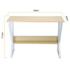 Home Office Computer Desk Study PC Writing Table Workstation Shelf Furniture UK