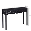 Accent Dressing Table 3 Drawer Sofa End Console Table Hallway Storage Furniture