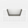 Wooden Bookcase Shelf Storage Seat Cushion Kids Children Bedroom Toys Organizer