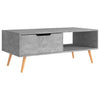 Scandinavian Small Coffee Table Side Living Room Furniture Shelf Storage Drawer