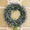 Artificial Silk Flowers Garland Hanging Lavender Boxwood Door Wreath Wedding NEW