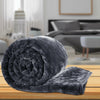 Luxury Solid Flannel Fleece Soft Warm Winter Blanket Faux Fur Throw Travel Mink