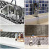 18X Kitchen Tile Stickers Bathroom Mosaic Sticker Self-adhesive Wall Home Decor