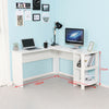 L-shaped Computer Desk Corner PC Table Workstation Home Office Study Furniture
