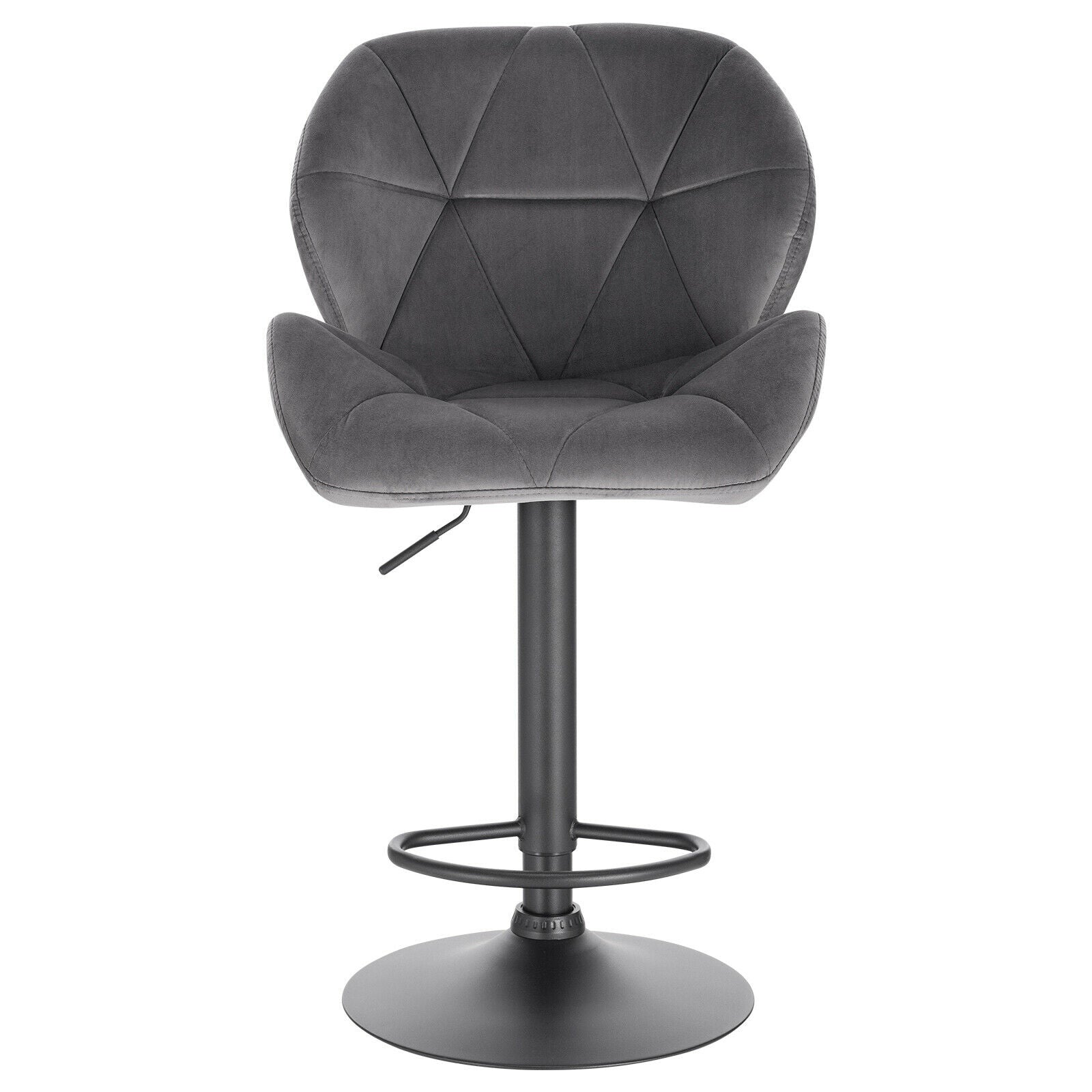 1/2/4/6x Bar Stools Gas Lift Swivel Stool Vilvet Breakfast Kitchen Cafe Chairs