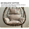 Soft Hanging Egg Chair Cushion Garden Swing Basket Chair Seat Pad Replacement UK