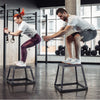 VEVOR 12" Plyometric Jump Box Fitness Exercise Plyo Box Step Cross Black