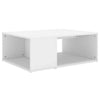 Home Storage Coffee Table White 90x67x33 cm Chipboard Living Room