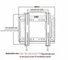 TV WALL BRACKET MOUNT SLIM FOR 14 20 25 30 38 40 42 INCH FLAT 3D LCD LED PLASMA