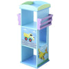 Novelty Rotating Bookshelf 3 Cube Bookcase Kids Display Storage Unit Organizer