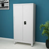 Lockable Office Filing Cabinet Metal Storage Cupboard Unit With 6 Compartments