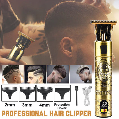 Professional Mens Hair Clippers Shaver T-bart Trimmers Machine Cordless Beard