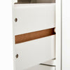 White Bathroom Cabinet Unit Drawers&Door Cupboard Storage Freestanding Furniture