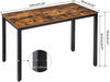Large Dining Table Industrial Rustic Vintage Kitchen Meeting Computer Desk