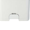Kitchen Recycling Bin 15L Double Plastic 2 Section Compartment Press Top Dustbin