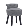 Dressing Table Chair Small Guest Reception Stool Stud Button Padded Seat Bedroom