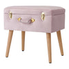 Dressing Table Stool Storage Ottoman Footstool Pouffe Seat Bedroom Makeup Chair