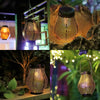 2pcs solar LED outdoor garden lamp decorative landscape waterproof Chandelier