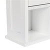 Bathroom Wall Cabinet Mirror Storage Cupboard Single Door Adjustable Shelf White