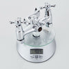 Victorian Bath Bathtub Mixer Tap with Shower Handset Dual Lever Bathtub Taps