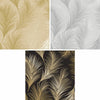 Holden Metallic Feather Pattern Wallpaper Leaf Motif Modern Textured Exclusive