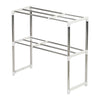 2 Tier Adjustable Expanding Microwave Rack Kitchen Storage Shelf Unit Organiser