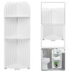 Wood-Plastic Shower Caddy Corner Shelf Bathroom Organiser Storage Rack 3 Tier UK