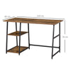 Industrial Style Small Computer Desk Kids Home Office Laptop PC Table Metal Desk