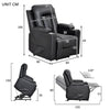Electric Power Lift Rise Pu Leather Recliner Armchair Cinema Single Sofa Chair