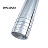 Mirror Decor Bathroom Wall Sticker Roll Self Adhesive Stick Room Film