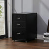 Mobile 3/4/5/6/8 Drawers Office Filing Cabinet Metal File Storage Unit w/ Wheels