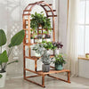 Heavy Duty Tall Climbing Plant Stand Garden Trellis Support Rose Vine Vegetable