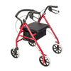 New Disablity Aid Rollator Mobility Walker 4 Wheels Adjustable with Seat Storage