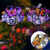 Set of 4 Solar Power LED Butterfly Stake Lights Garden Lights Outdoor Lawn Lamp