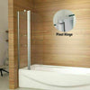 Bath Shower Screen 180 Pivot 6mm Glass Over Bath Screen 2 4 5 Fold Door Panel