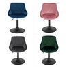 1x Breakfast Bar Stools Bar Chairs for Kitchen Bar Stools with Velvet Swivel Gas
