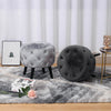 Extra Large Chesterfield Footstool Ottoman Coffee Table Bench Stool Plush Velvet