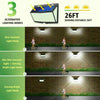 Super Bright 288 LED Solar PIR Motion Sensor Wall Security Light Outdoor Garden