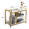 Side End Table 2/3-Tier Small Coffee Table for Sofa Living Room Storage Shelf UK