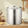 Deep Stainless Steel Stock Soup Pot Stockpot Stew Soup Pot Casserole Boiling uk