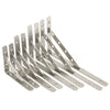 6-12N Triangle Stainless Steel L-Shaped Heavy Duty Wall Shelf Support Bracket UK