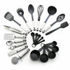 24pcs Kitchen Silicone Cooking Utensils Set Non-stick Spatula Turner Tong Spoon