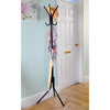 Space Saving Lightweight 12 Hook Hallway Coat Jacket Umbrella Stand Home Decor