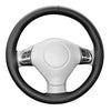 Universal Car Steering Wheel Cover Protector Glove Perforated Black Pu Leather