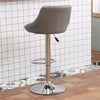 2* Bar Stools PU Leather Cushioned Seat Breakfast Gas Lift Swivel Footrest Pub