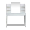 Dressing, Cosmetic Table Vanity Set Makeup Desk with Mirror & Drawers Dresser