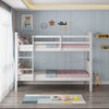 OLIVER WHITE WOODEN BUNK BED SINGLE