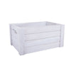 White Grey Wooden Crates Retail Display Shelve Storage Box Gift Hamper