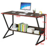 100cm PC Computer Desk Writing Study Table Office Home Workstation Wooden Metal